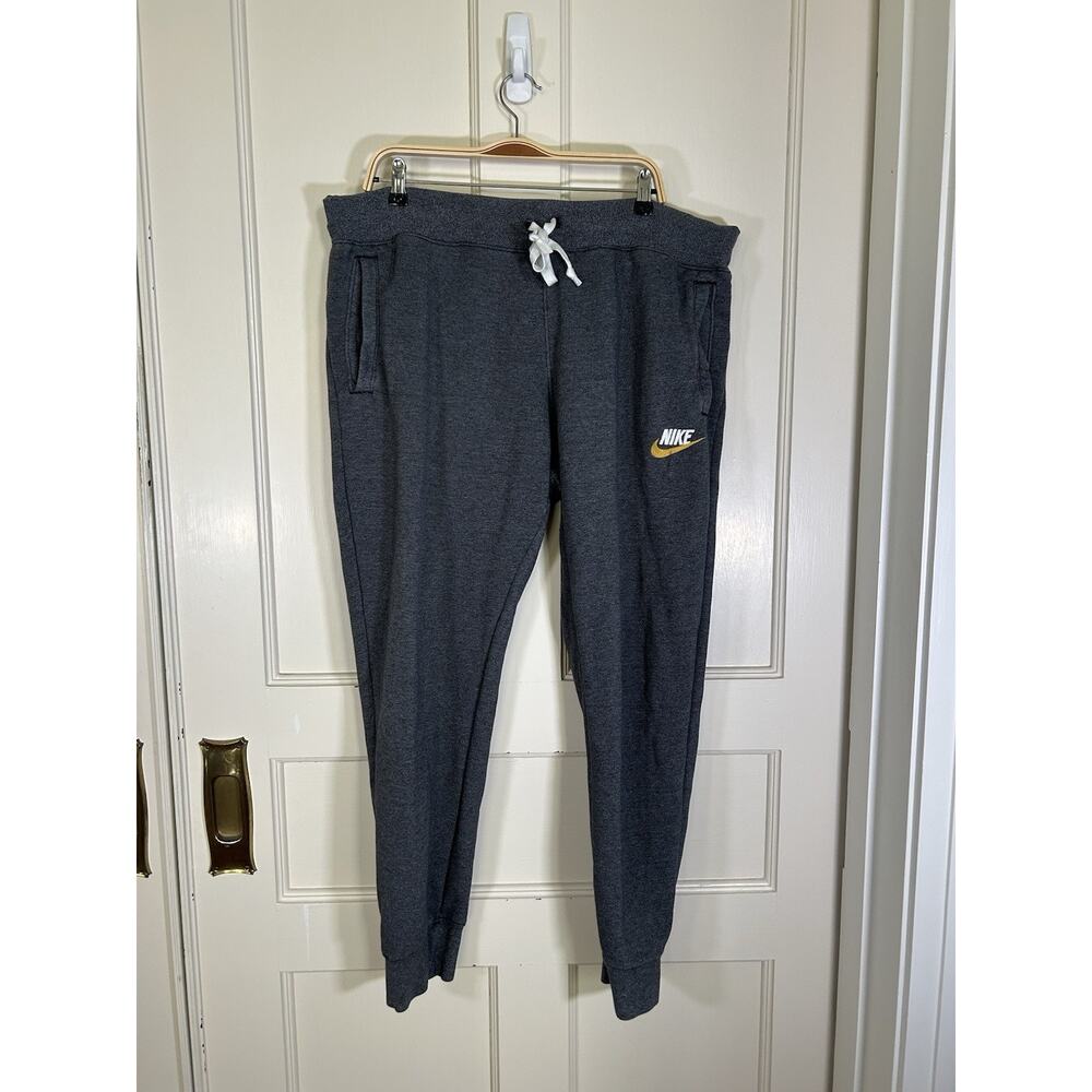 Nike Heritage Fleece Joggers Mens Size XXL Gray Comfort Athleisure Running